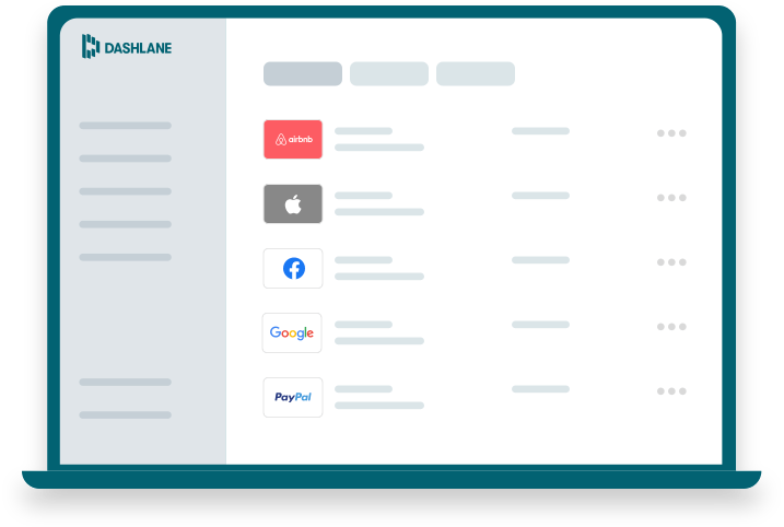 Illustration of Dashlane web application