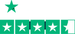 Trustpilot four and a half stars