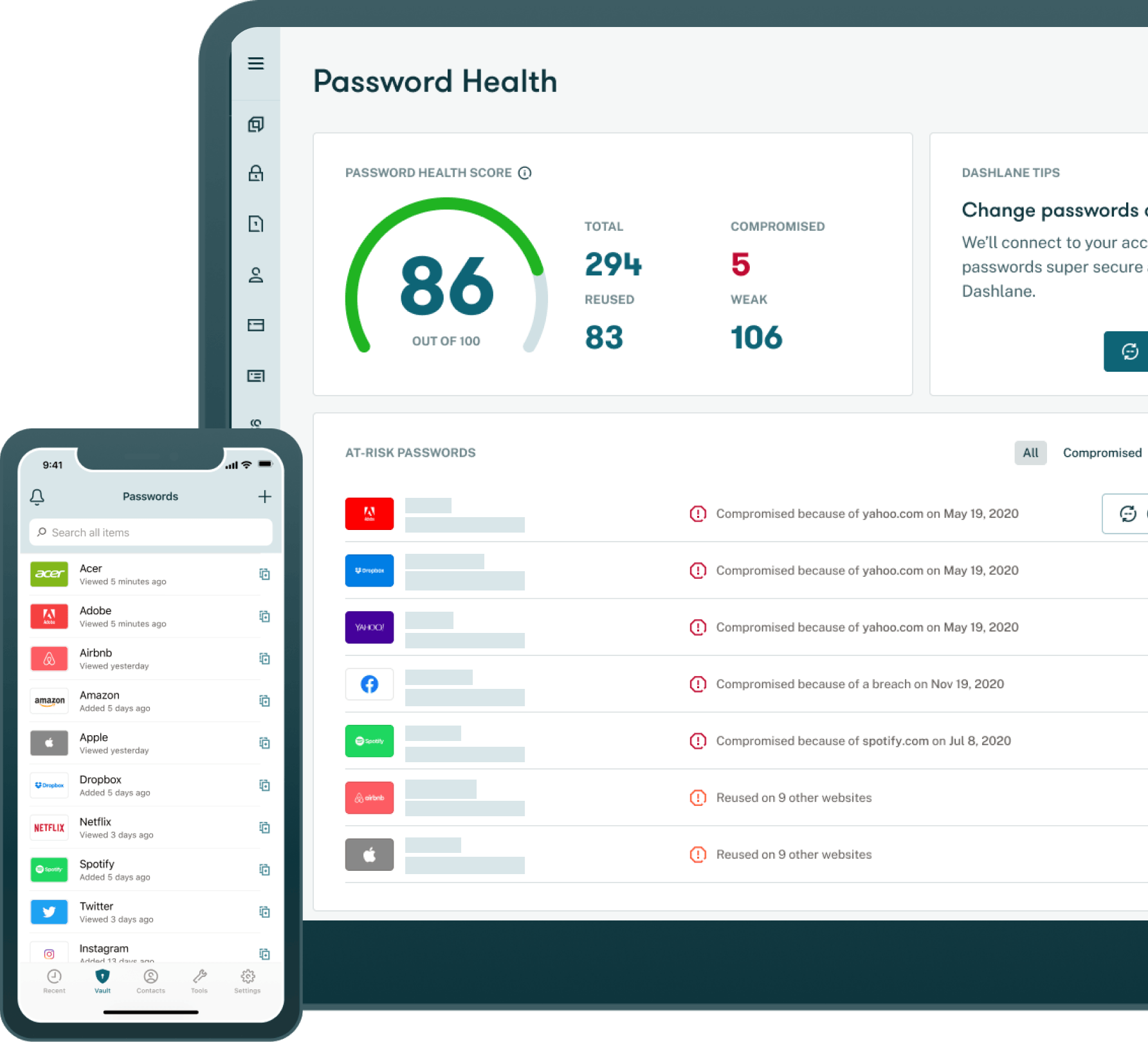 Free Password Manager Dashlane