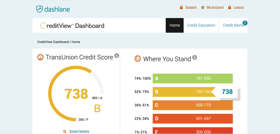 Dashlane Premium Plus - Monitoring kredietwaardigheid